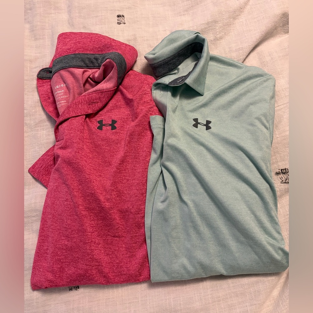 Men’s under armour playoff polo bundle